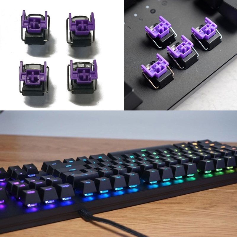 الماسح الأرجواني مفاتيح البصري - مراجعة Gaming Accessories Aesthetic وسعره