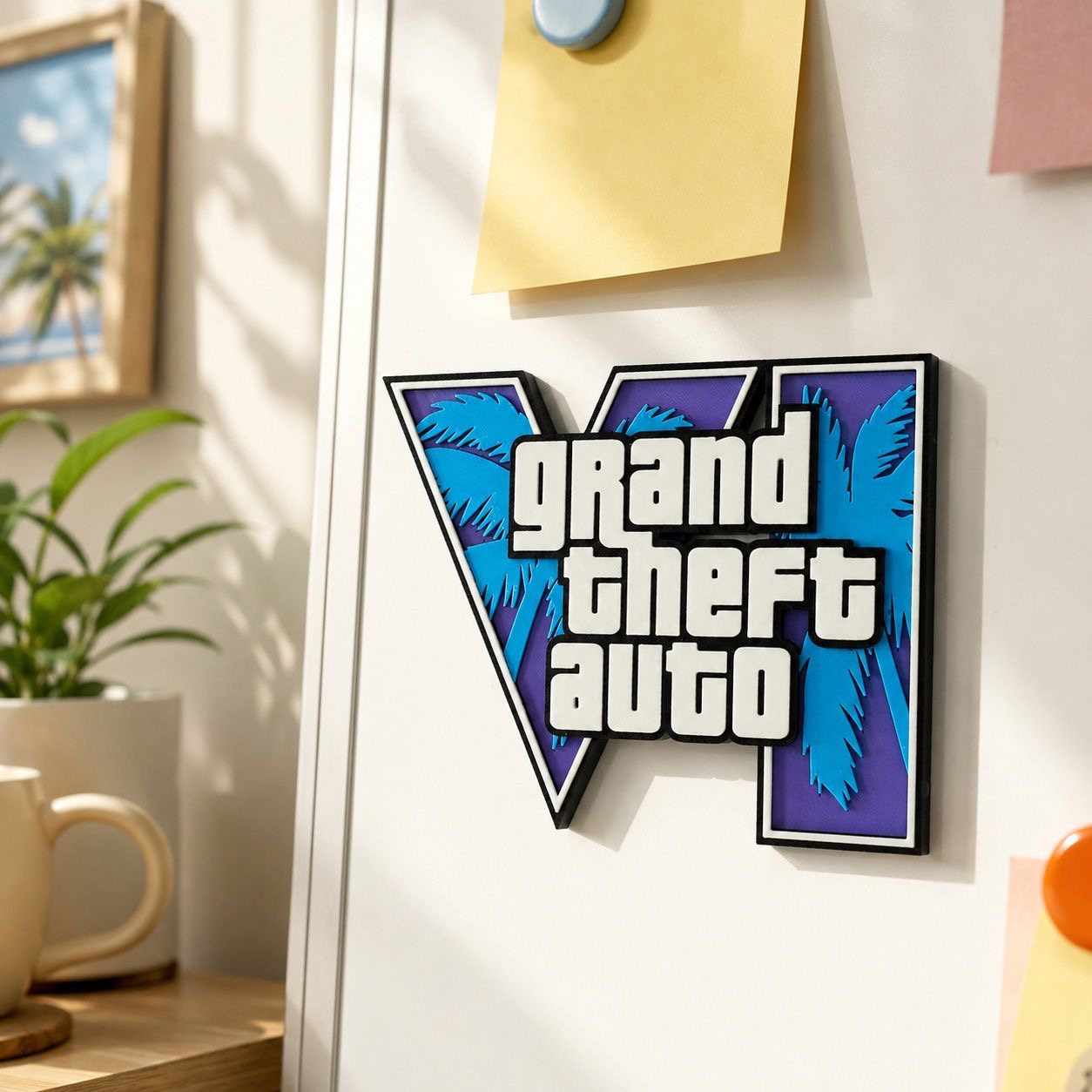 ملصق مغناطيسي مطبوع بتقنية 3D  - مراجعة Gaming Accessories For Room وسعره