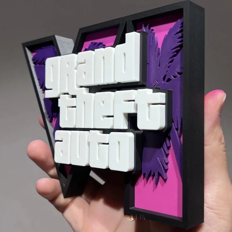 حامل شعار GTA 6 Grand Theft Au - مراجعة Accessories For Your Gaming Room وسعره
